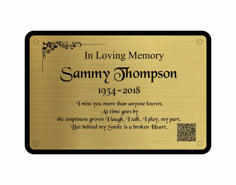6x4 Memorial Plaques