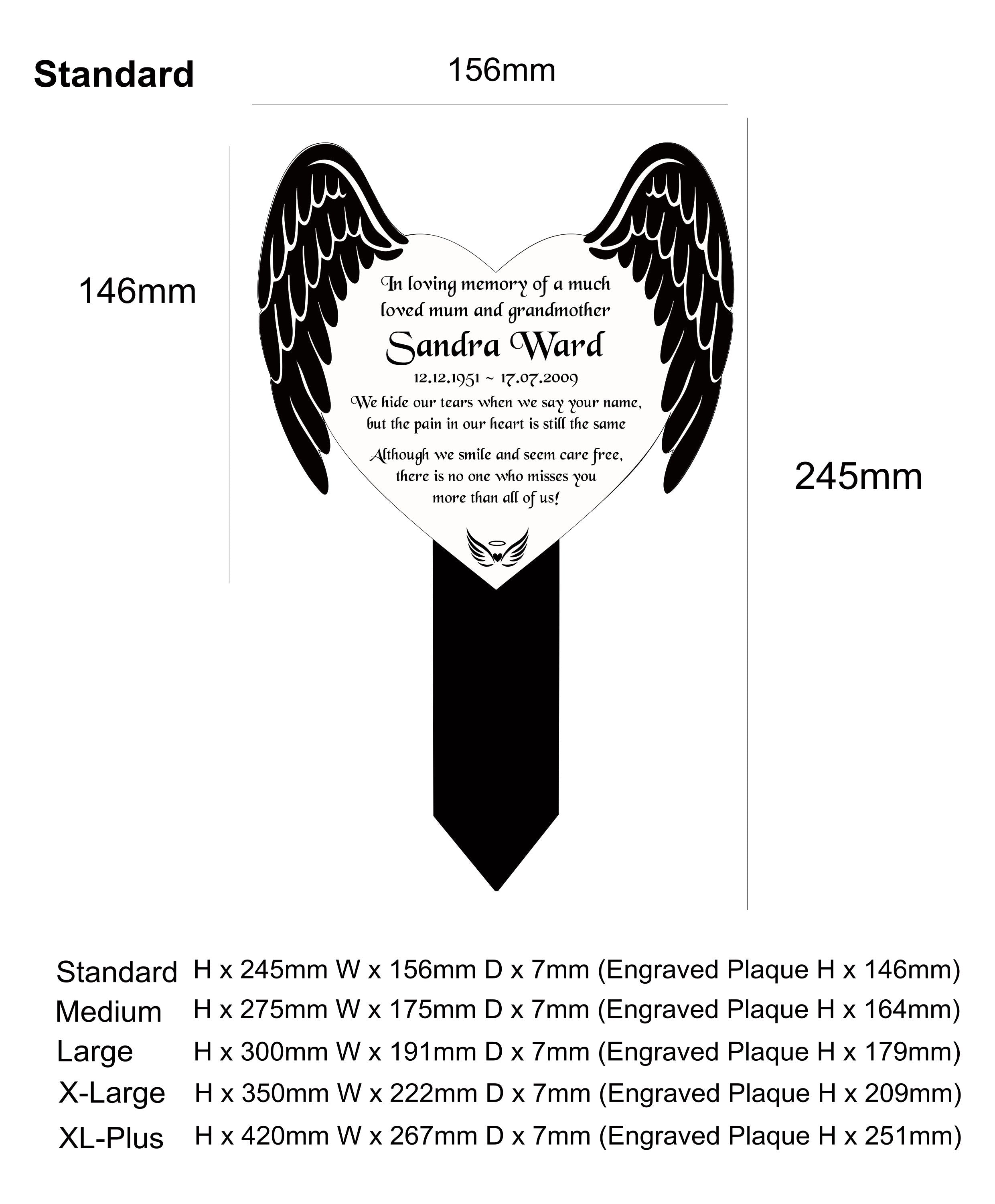 Memorial Plaque, Garden Outdoors Plaques, Remembrance Sign, Graver marker, Dad, Father, Mum, Pets Heart Butterfly